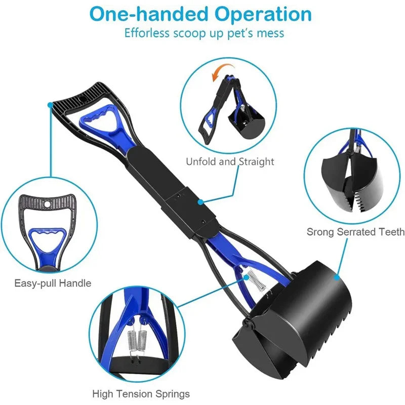 Long Handle Dog Pooper Scooper