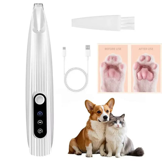 Paw Trimmer for Dogs & Cats – LED & Cordless