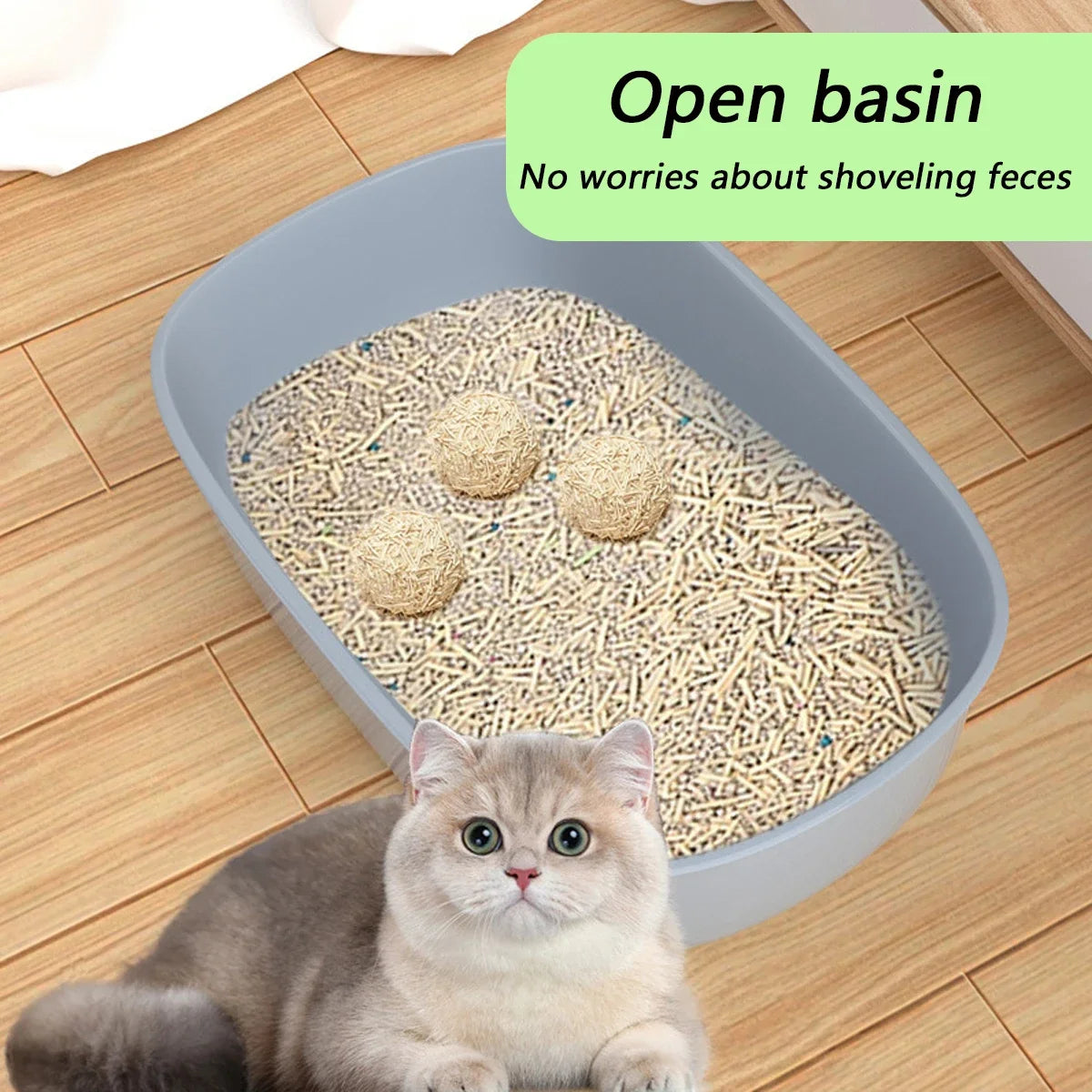 High-Sided Cat Litter Tray
