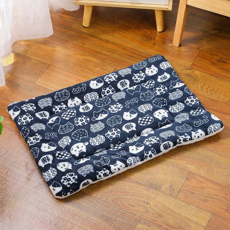 Cozy Flannel Pet Bed