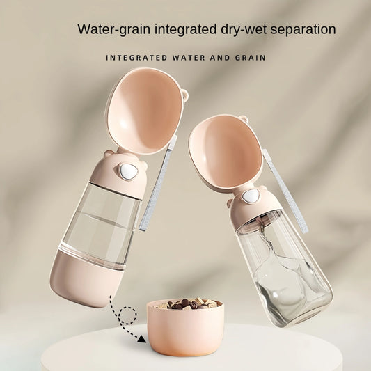 Luxury 2-in-1 Pet Travel Bottle