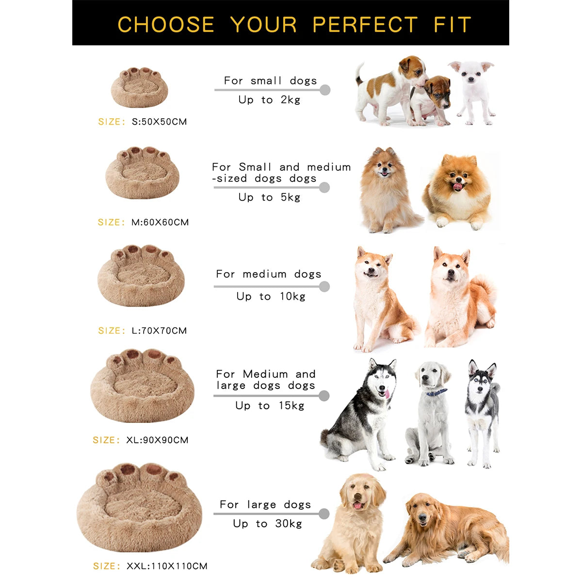 Cozy Dog & Cat Bed – Fluffy & Washable