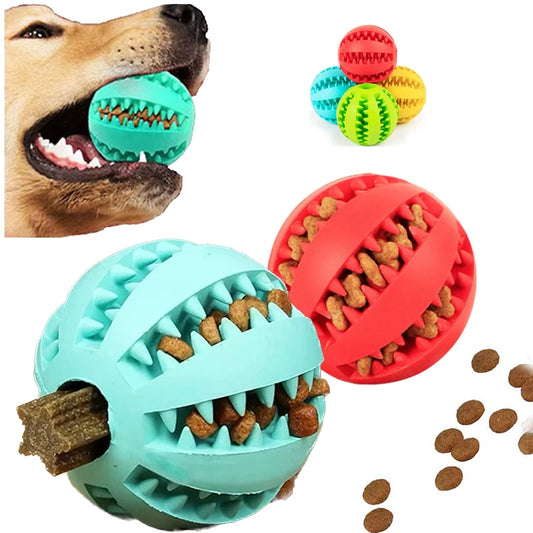 Chew Ball Toy – Treat Dispenser & Tooth Cleaner