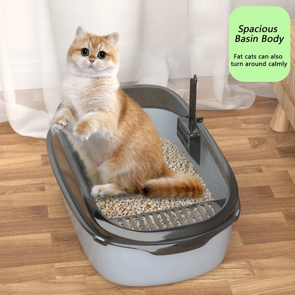 High-Sided Cat Litter Tray