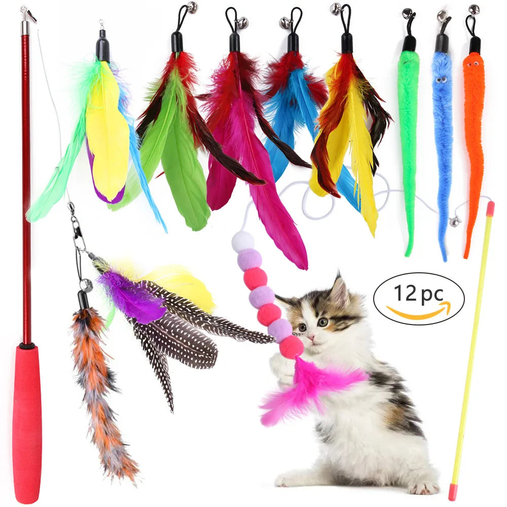 Multi-Piece Cat Toy Set – Interactive & Fun