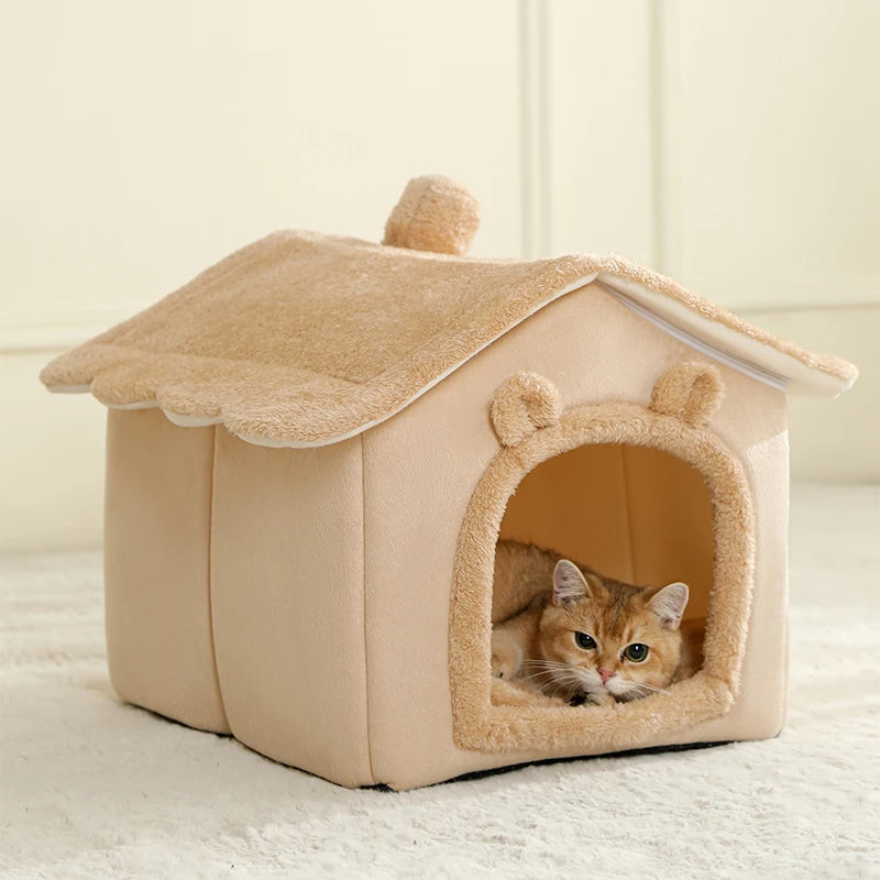 Cozy Pet Cave Bed