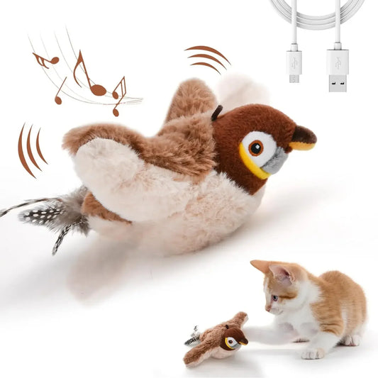 Rechargeable Cat Toy – Chirping Bird
