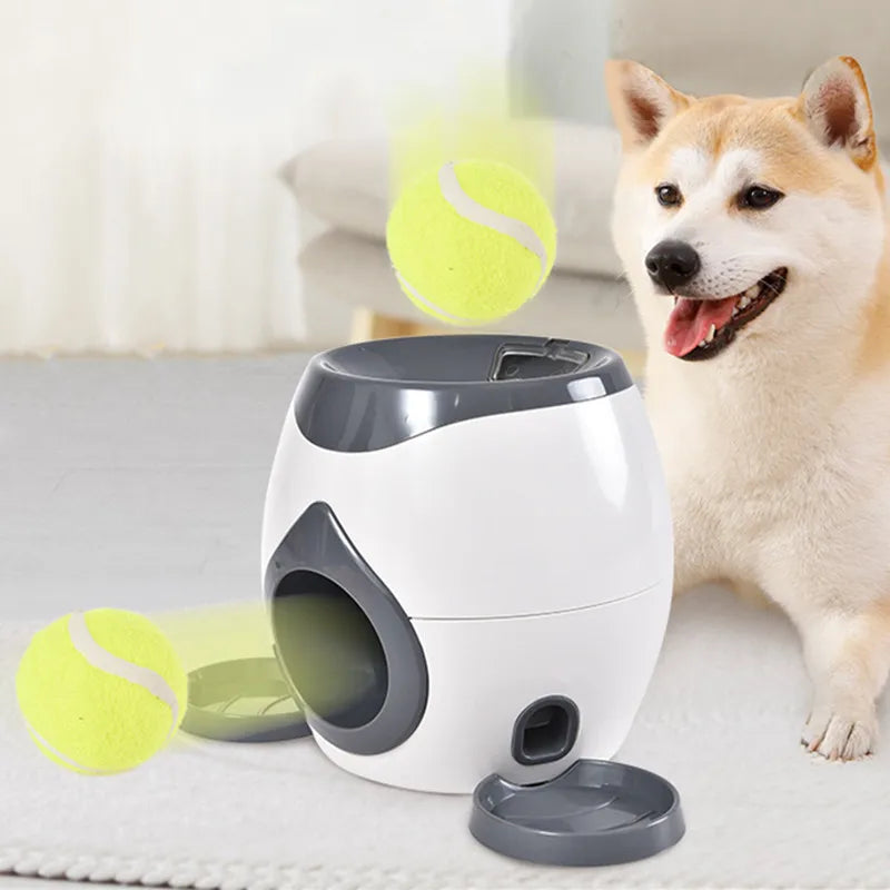 2-in-1 Interactive Dog Ball & Treat Launcher
