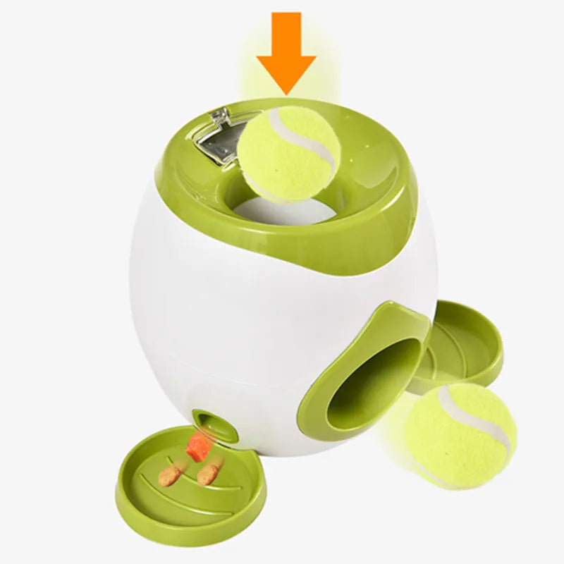 2-in-1 Interactive Dog Ball & Treat Launcher