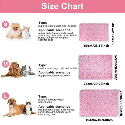 Ultra Soft Paw Print Pet Blanket – Indoor & Outdoor Use