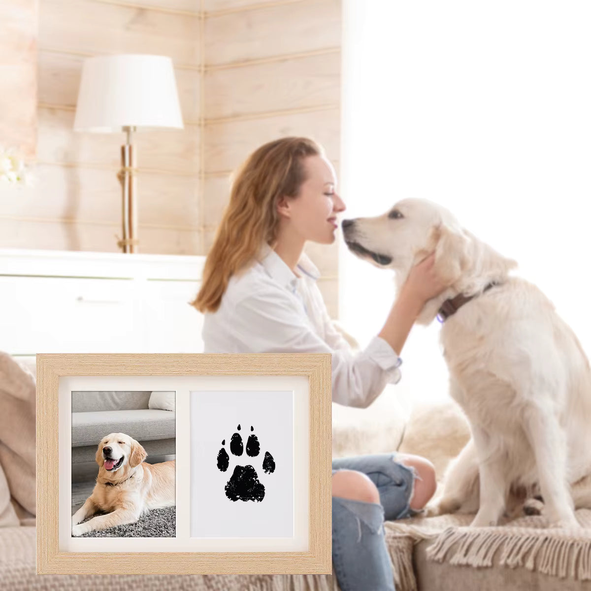 Pet Paw Print Keepsake Frame