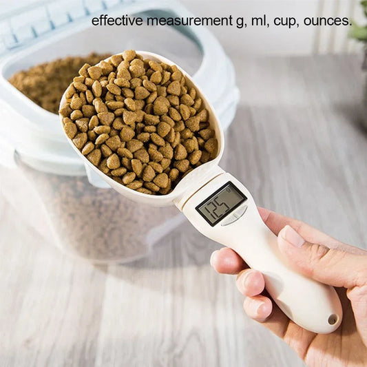 Digital Pet Food Measuring Spoon with LED Display