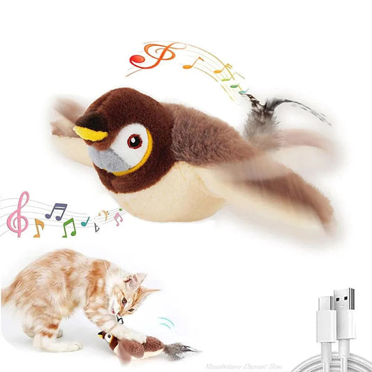 Rechargeable Cat Toy – Chirping Bird